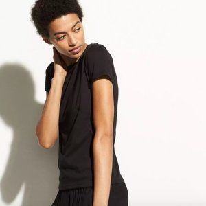 Vince Essential Pima Cotton Crew Neck Tee